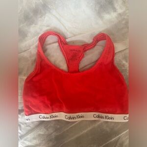 Calvin klein red bra- small